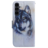 EIDERWOOD Samsung Galaxy S25 FE Kunstskinn Flip Deksel m. Motiv - Ulv