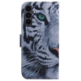 EIDERWOOD Samsung Galaxy S25 FE Kunstskinn Flip Deksel m. Motiv - Tiger