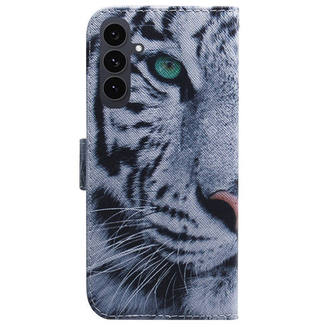 EIDERWOOD Samsung Galaxy S25 FE Kunstskinn Flip Deksel m. Motiv - Tiger