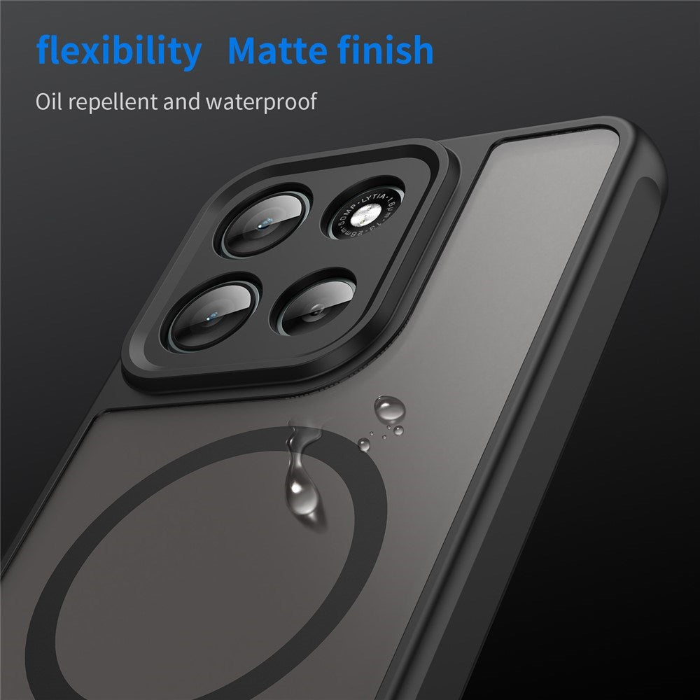 EIDERWOOD Motorola Moto G56 Hybrid Plast Deksel - MagSafe Kompatibel - Svart