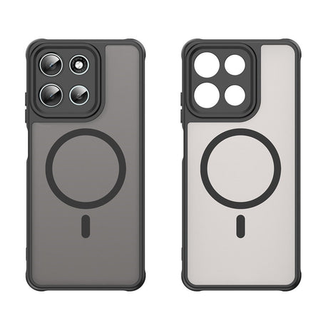 EIDERWOOD Motorola Moto G56 Hybrid Plast Deksel - MagSafe Kompatibel - Svart