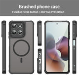 EIDERWOOD Motorola Moto G56 Hybrid Plast Deksel - MagSafe Kompatibel - Svart