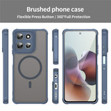 EIDERWOOD Motorola Moto G56 Hybrid Plast Deksel - MagSafe Kompatibel - Blå