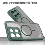 EIDERWOOD Motorola Moto G56 Hybrid Plast Deksel - MagSafe Kompatibel - Grønn