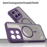 EIDERWOOD Motorola Moto G56 Hybrid Plast Deksel - MagSafe Kompatibel - Lilla