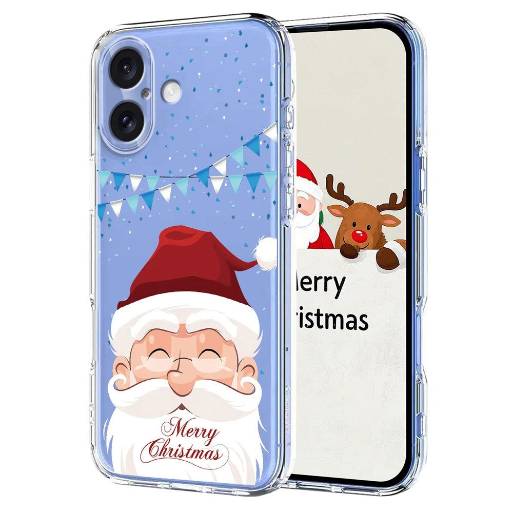 EIDERWOOD iPhone 17 Fleksibelt Plast Juledeksel med Motiv - Gjennomsiktig / Julenissen