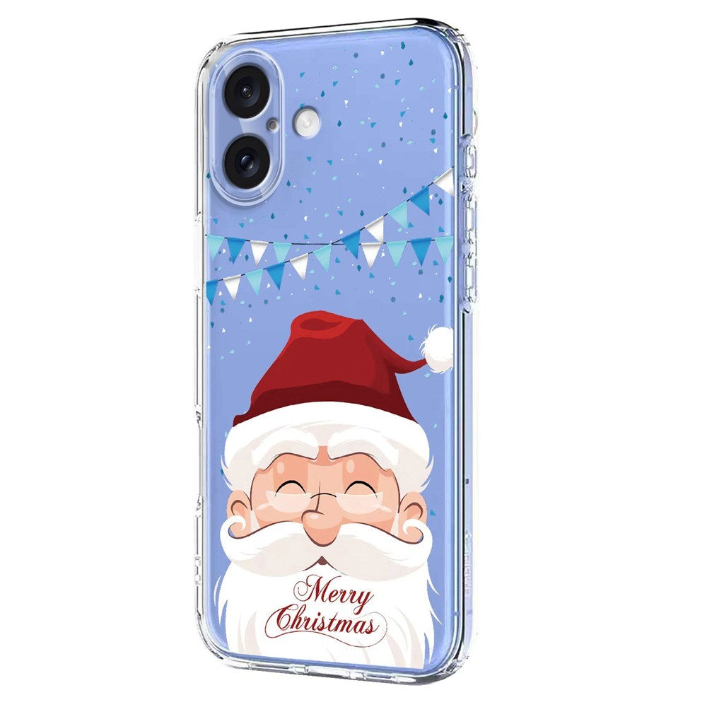 EIDERWOOD iPhone 17 Fleksibelt Plast Juledeksel med Motiv - Gjennomsiktig / Julenissen