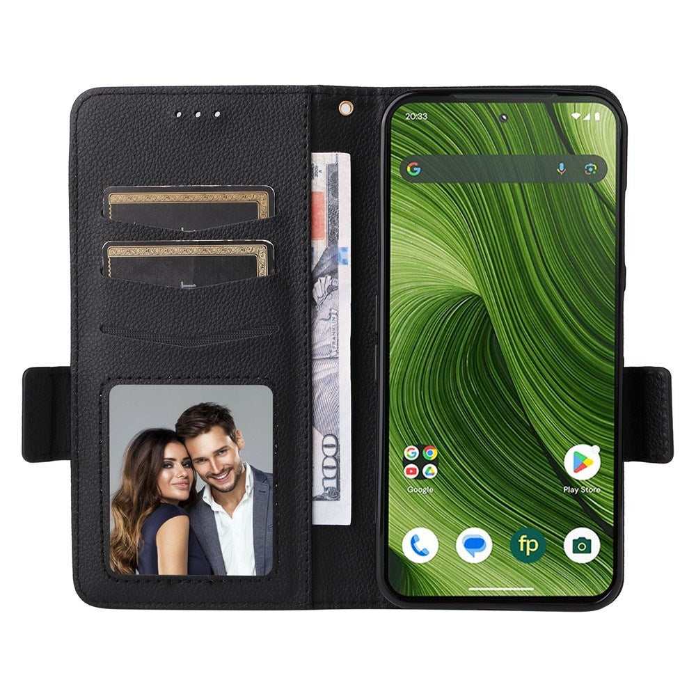 Fairphone (Gen. 6+ / Gen. 6) EIDERWOOD Kunstskinn Flip Deksel m. Stropp - Svart