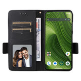 Fairphone (Gen. 6+ / Gen. 6) EIDERWOOD Kunstskinn Flip Deksel m. Stropp - Svart