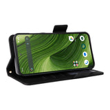 Fairphone (Gen. 6+ / Gen. 6) EIDERWOOD Kunstskinn Flip Deksel m. Stropp - Svart