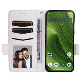 Fairphone (Gen. 6+ / Gen. 6) EIDERWOOD Kunstskinn Flip Deksel m. Stropp - Hvit