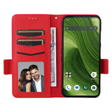 Fairphone (Gen. 6+ / Gen. 6) EIDERWOOD Kunstskinn Flip Deksel m. Stropp - Rød