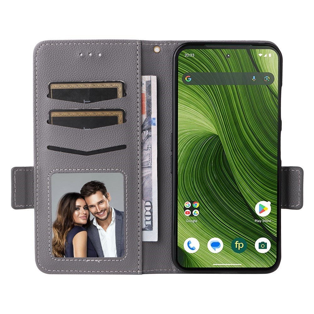 Fairphone (Gen. 6+ / Gen. 6) EIDERWOOD Kunstskinn Flip Deksel m. Stropp - Grå