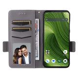 Fairphone (Gen. 6+ / Gen. 6) EIDERWOOD Kunstskinn Flip Deksel m. Stropp - Grå