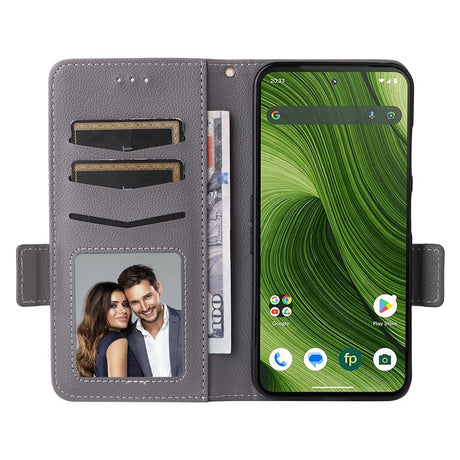 Fairphone (Gen. 6+ / Gen. 6) EIDERWOOD Kunstskinn Flip Deksel m. Stropp - Grå