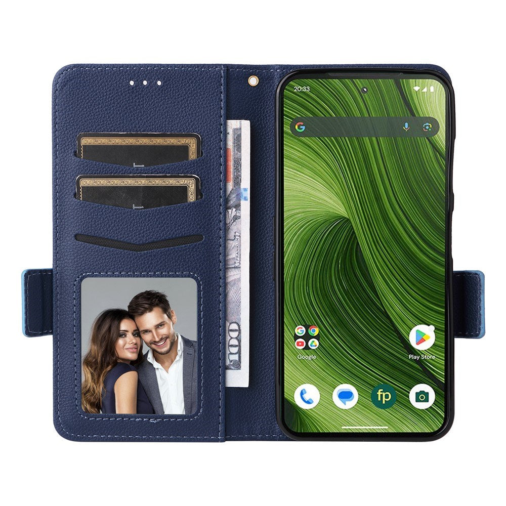 Fairphone (Gen. 6+ / Gen. 6) EIDERWOOD Kunstskinn Flip Deksel m. Stropp - Mørkeblå