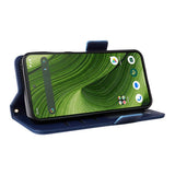 Fairphone (Gen. 6+ / Gen. 6) EIDERWOOD Kunstskinn Flip Deksel m. Stropp - Mørkeblå