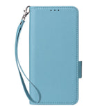 Fairphone (Gen. 6+ / Gen. 6) EIDERWOOD Kunstskinn Flip Deksel m. Stropp - Blå