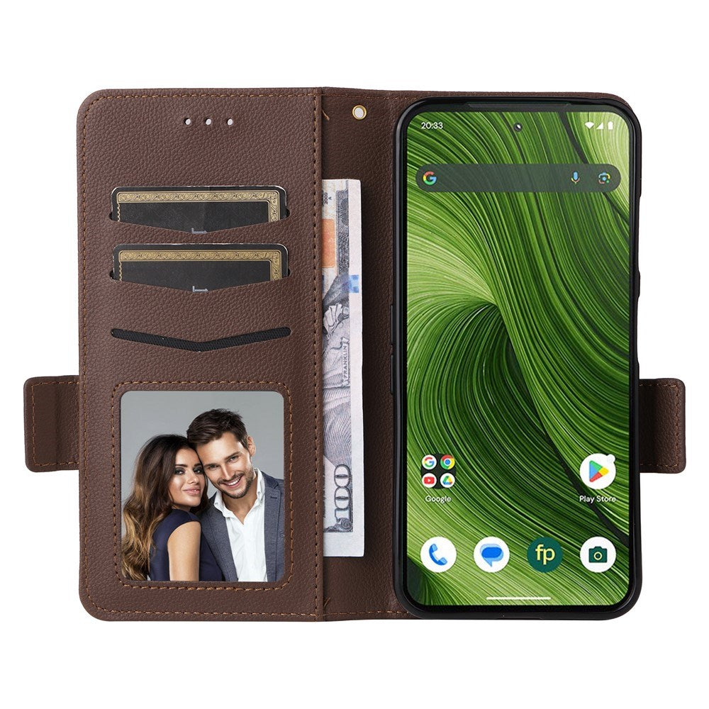 Fairphone (Gen. 6+ / Gen. 6) EIDERWOOD Kunstskinn Flip Deksel m. Stropp - Brun