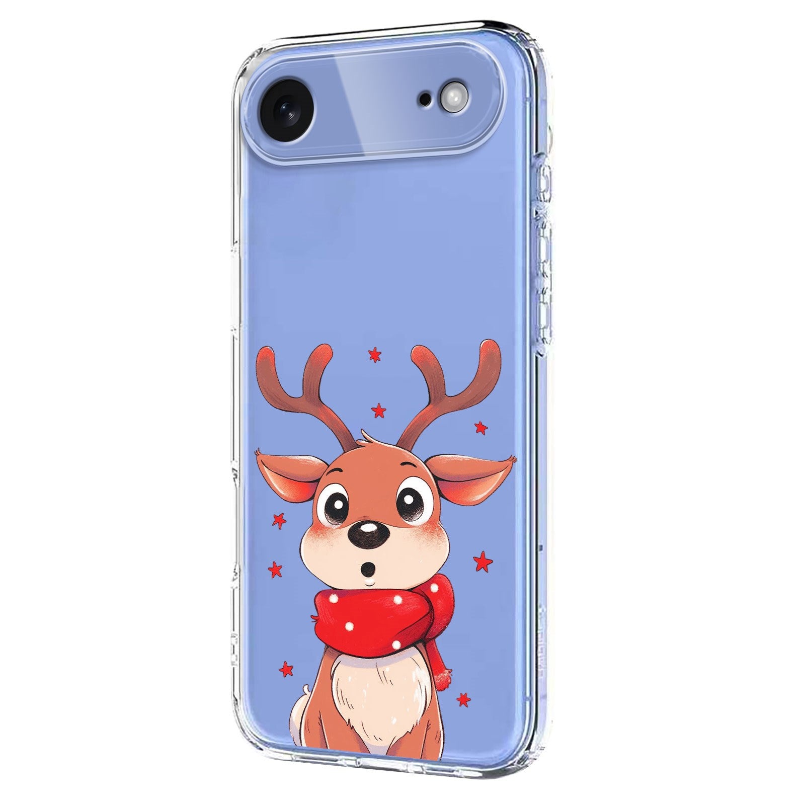 EIDERWOOD iPhone Air Fleksibelt Plast Juledeksel med Motiv - Gjennomsiktig / Reinsdyr