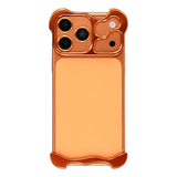 iPhone 17 Pro Max Todelt Metall Bumper Deksel - Oransje
