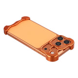 iPhone 17 Pro Max Todelt Metall Bumper Deksel - Oransje