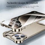 iPhone 17 Pro Max Todelt Metall Bumper Deksel - Oransje