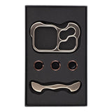 iPhone 17 Pro Max Todelt Metall Bumper Deksel - Gull