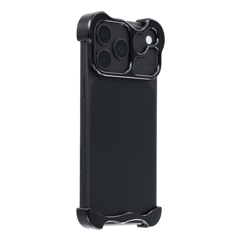 iPhone 17 Pro Todelt Metall Bumper Deksel - Svart