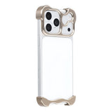 iPhone 17 Pro Todelt Metall Bumper Deksel - Gull