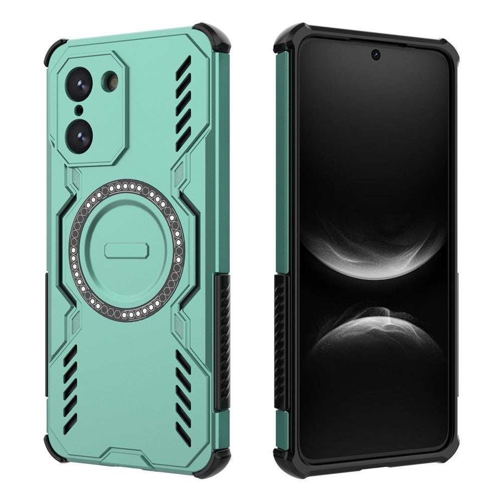 EIDERWOOD OnePlus Nord CE5 Håndverker Deksel m. Varmeavledning - MagSafe Kompatibel - Grønn