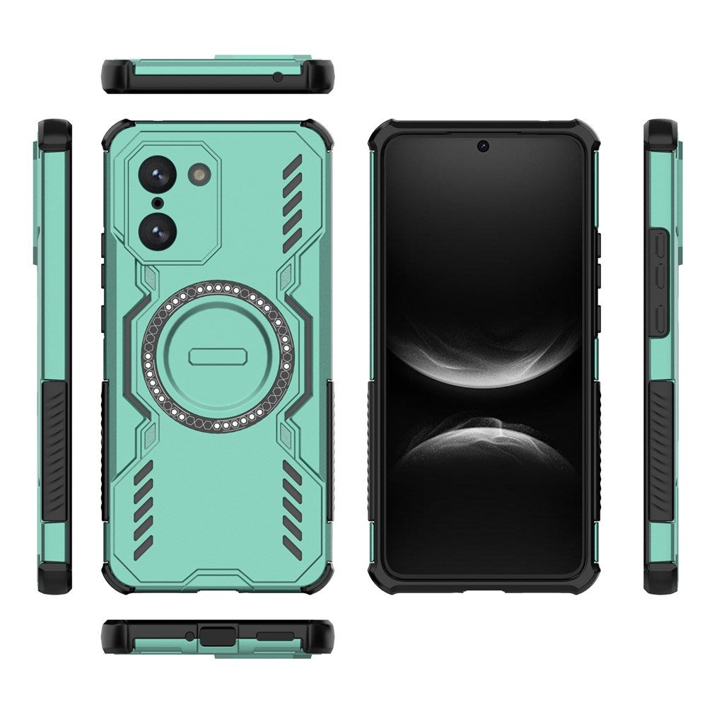 EIDERWOOD OnePlus Nord CE5 Håndverker Deksel m. Varmeavledning - MagSafe Kompatibel - Grønn