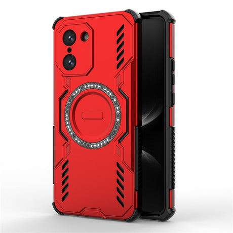 EIDERWOOD OnePlus Nord CE5 Håndverker Deksel m. Varmeavledning - MagSafe Kompatibel - Rød