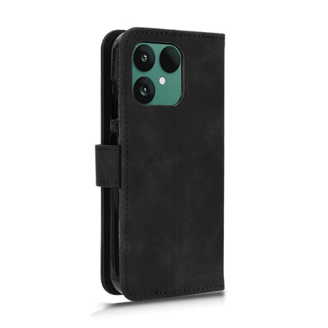 Fairphone 6 EIDERWOOD Kunstskinn Flip Deksel m. Kortholder & Stativfunksjon – Svart