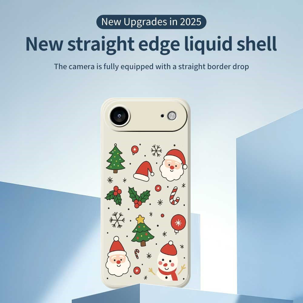 EIDERWOOD iPhone Air Jule Deksel - Fleksibel Plast - Julemotiver / Svart