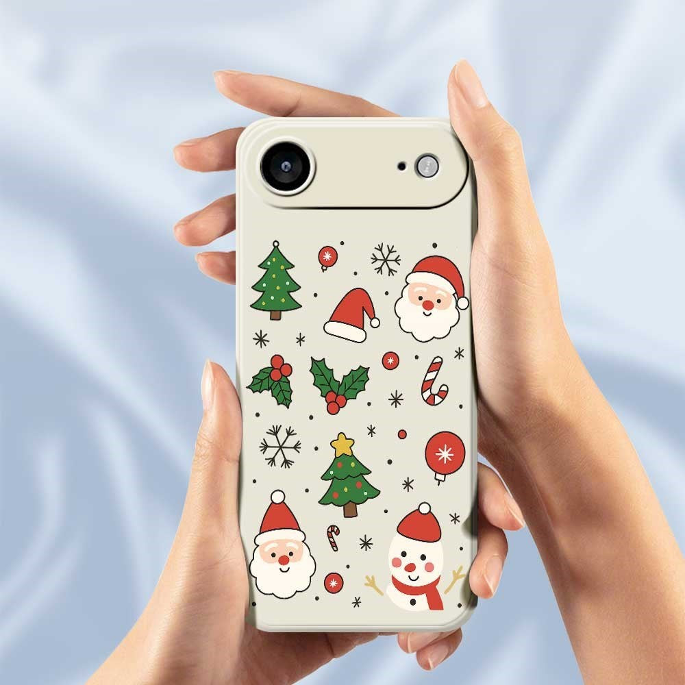 EIDERWOOD iPhone Air Jule Deksel - Fleksibel Plast - Julemotiver / Svart