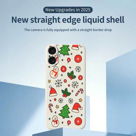 EIDERWOOD iPhone 17 Jule Deksel - Fleksibel Plast - Julemotiver / Lilla