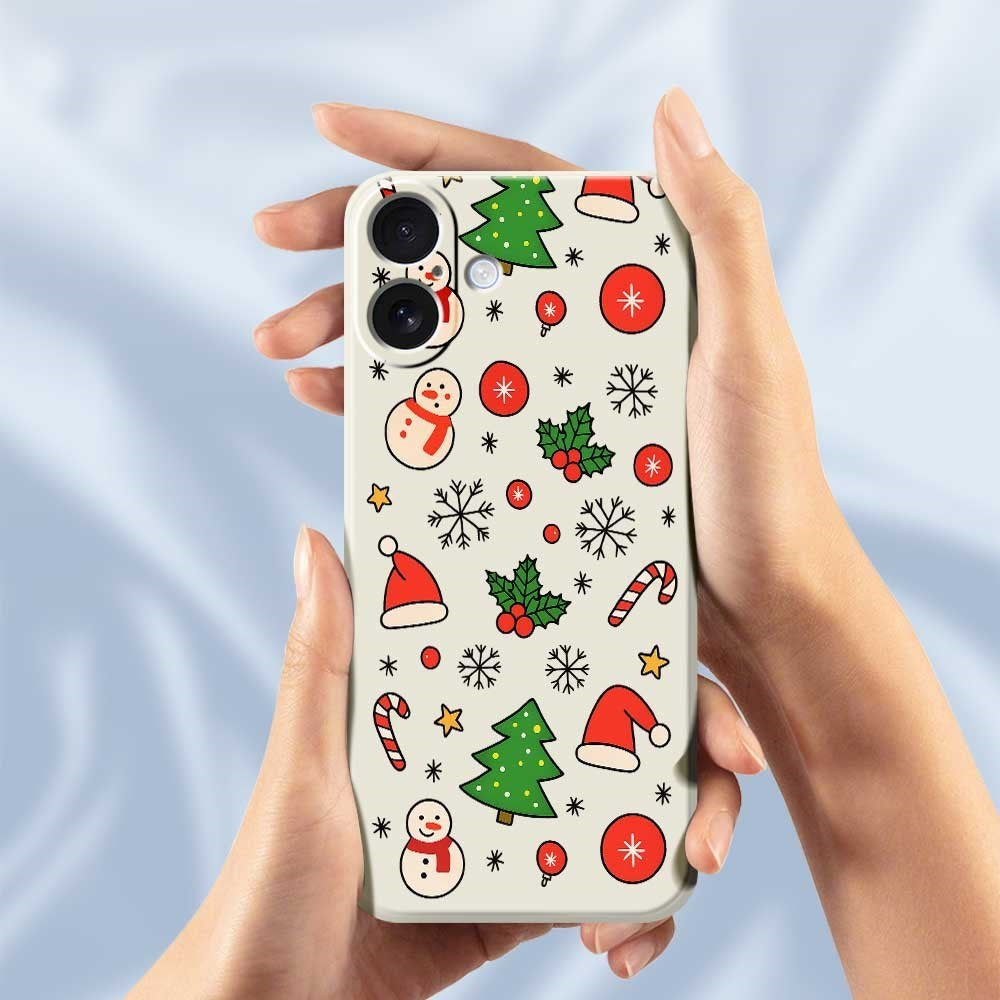 EIDERWOOD iPhone 17 Jule Deksel - Fleksibel Plast - Julemotiver / Lilla
