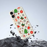 EIDERWOOD iPhone 17 Jule Deksel - Fleksibel Plast - Julemotiver / Lilla