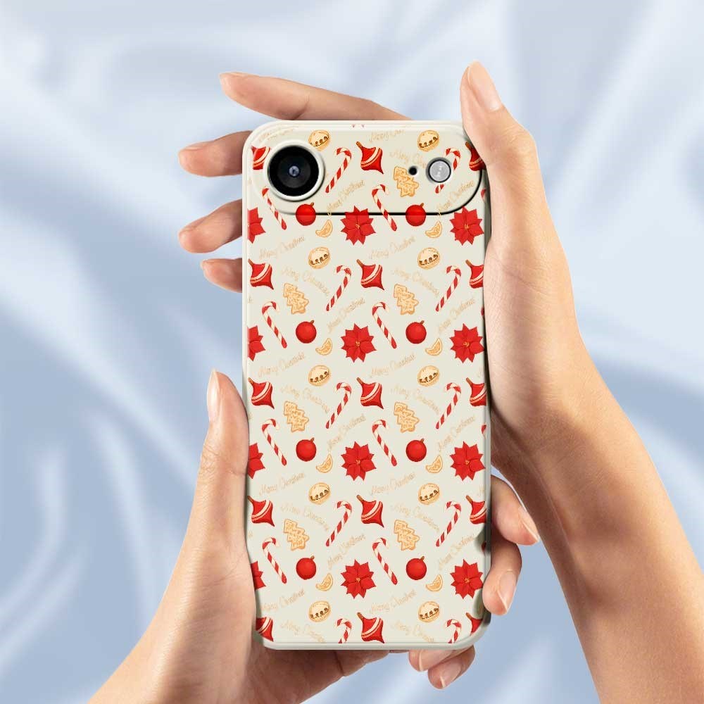 EIDERWOOD iPhone Air Jule Deksel - Fleksibel Plast - Julegodteri / Lilla