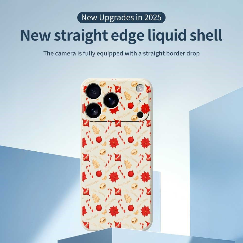 EIDERWOOD iPhone 17 Pro Max Jule Deksel - Fleksibel Plast - Julegodteri / Grønn