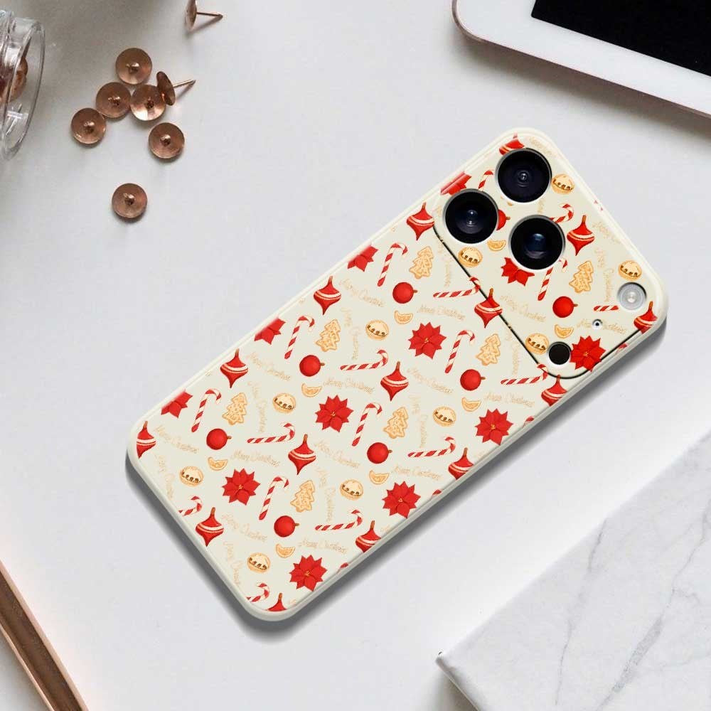 EIDERWOOD iPhone 17 Pro Max Jule Deksel - Fleksibel Plast - Julegodteri / Lilla