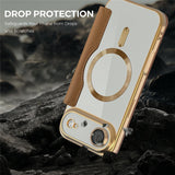 EIDERWOOD iPhone Air Flipp Deksel med Gjennomsiktig Bakside – MagSafe Kompatibel – Brun