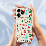 EIDERWOOD iPhone 17 Pro Jule Deksel - Fleksibel Plast - Julepynt / Svart