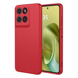 EIDERWOOD Motorola Moto G86 Fôret Fleksibelt Plast Deksel - Rød