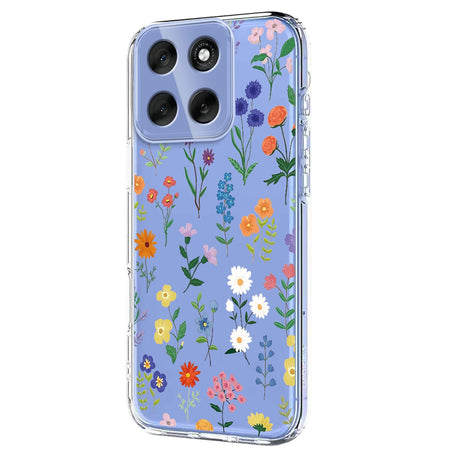 EIDERWOOD Motorola Moto G86 Fleksibelt Plast Deksel m. Print - Ville Blomster
