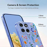 EIDERWOOD Motorola Moto G86 Fleksibelt Plast Deksel m. Print - Ville Blomster