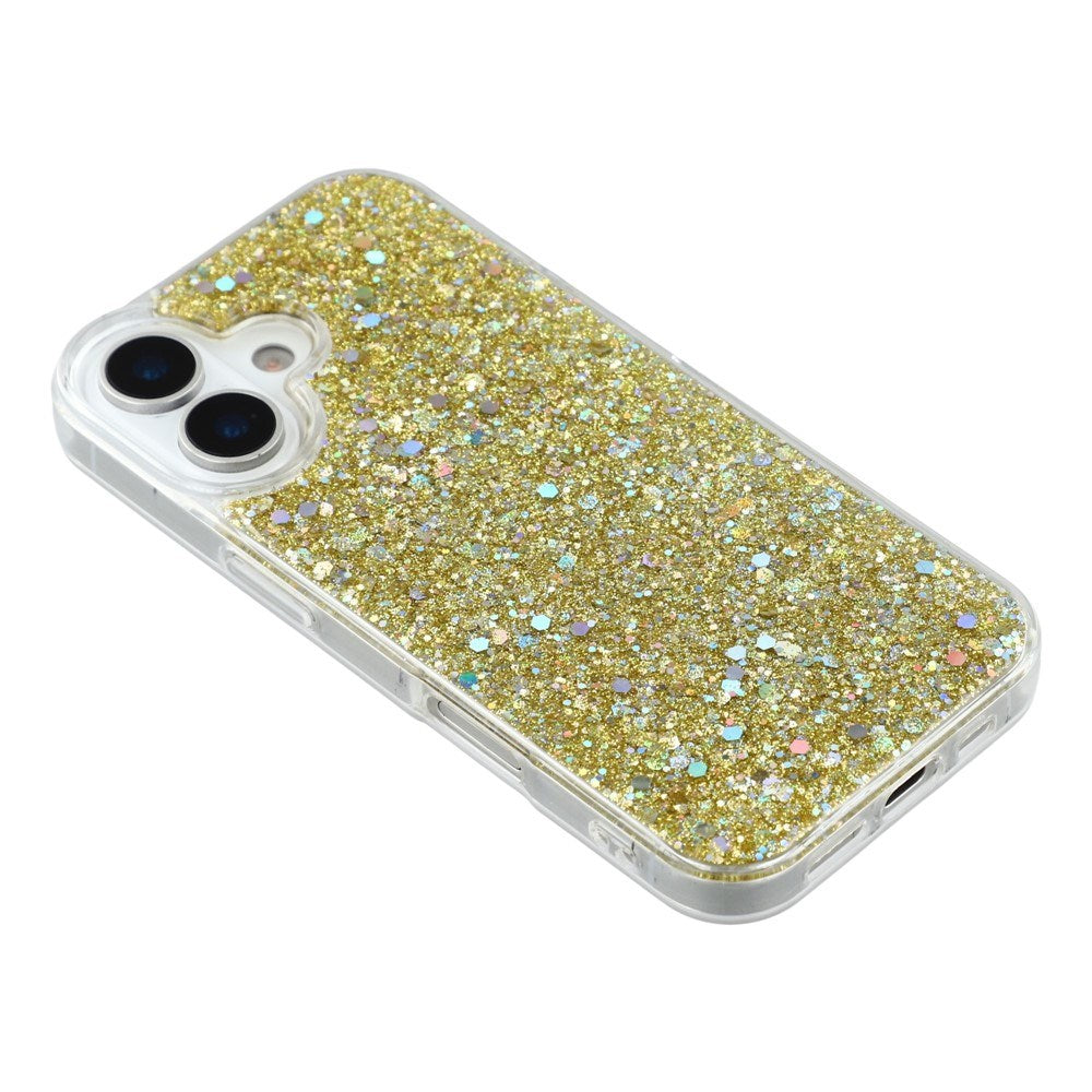 EIDERWOOD iPhone 17 Glitter Deksel - Gull