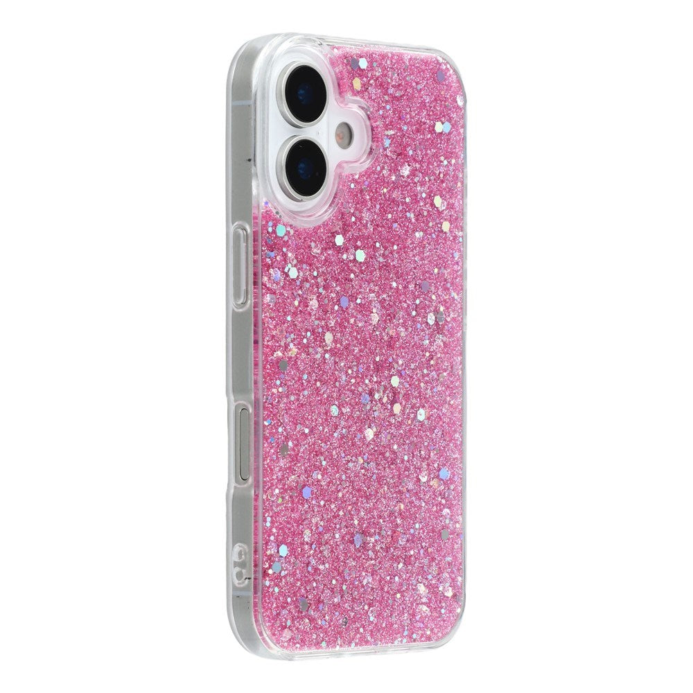 EIDERWOOD iPhone 17 Glitter Deksel - Rosa