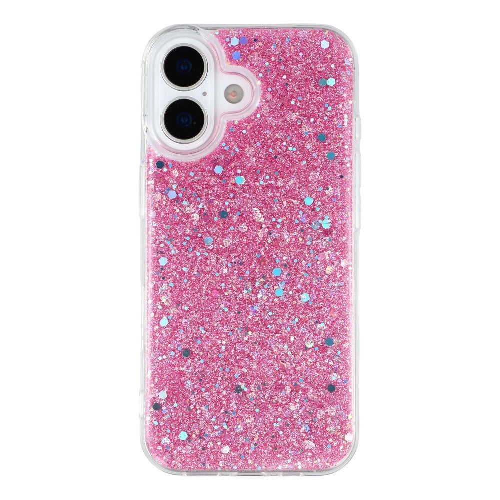EIDERWOOD iPhone 17 Glitter Deksel - Rosa